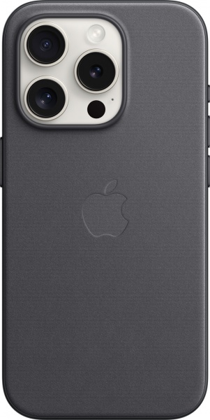 Чохол Apple FineWoven Case with MagSafe для Apple iPhone 15 Pro black (MT4H3ZM/A) — фото 1