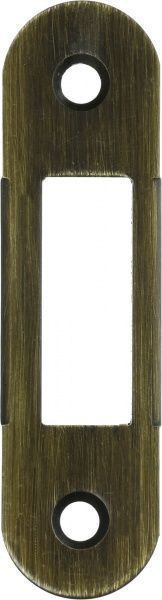 Планка ответная STV четвертная Latch старая бронза 82 мм 22 мм