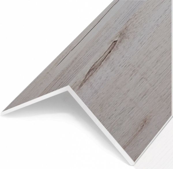 Угол наружный Decomax 118 Laminat 6443 25x25x3000 мм дуб бенсон белый