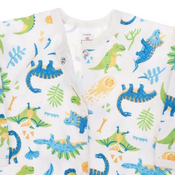 Человечек ТМ Софія Dinosaurs р.80 белый/зеленый 150180 