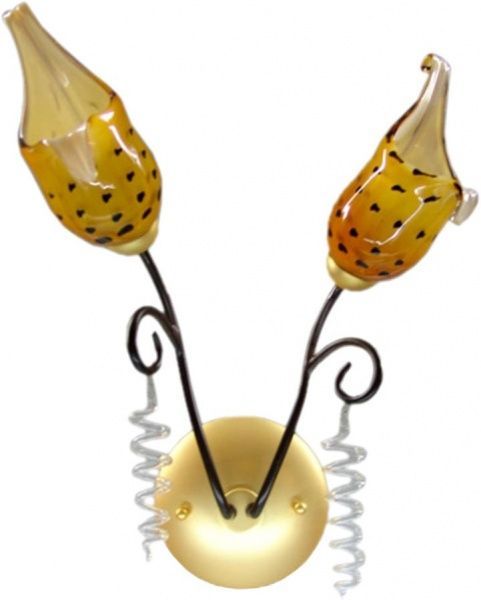 Бра Интеркласс НББ 01-2хХХ-061 2x40 Вт E14 медь 55 