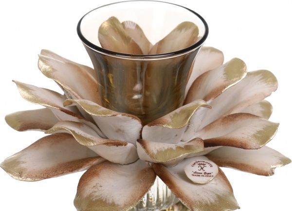 Подсвечник Pigna Fume 19х19х25 CD2270/FM White cristal