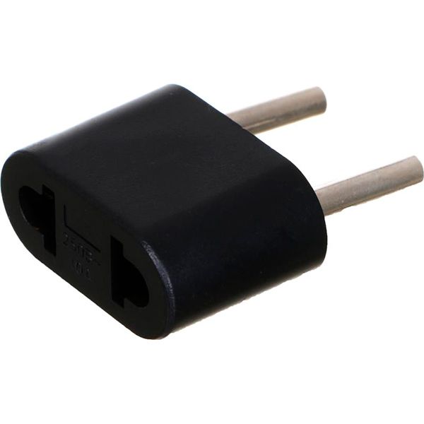 Адаптер UP! (Underprice) без заземлення 1 гн. чорний YK-302-BK 