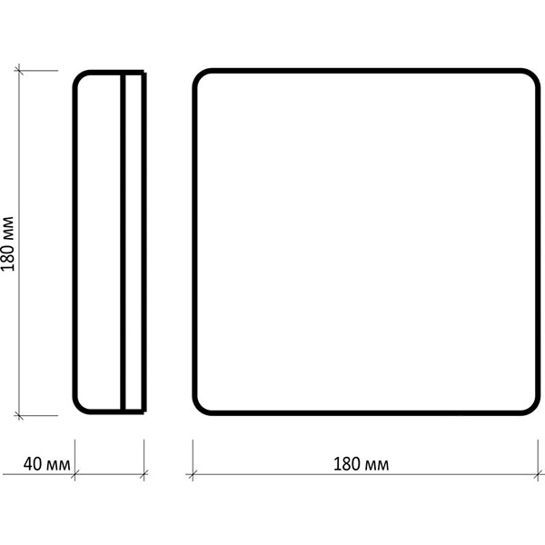 Світильник світлодіодний Hopfen HLS-24 24 Вт білий 4500 К 