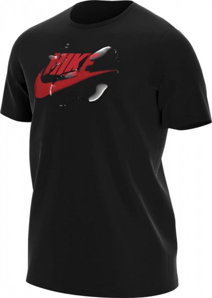 Футболка Nike M NSW TEE FUTURA SEASONAL DJ1574-010 р.S чорно-червоний