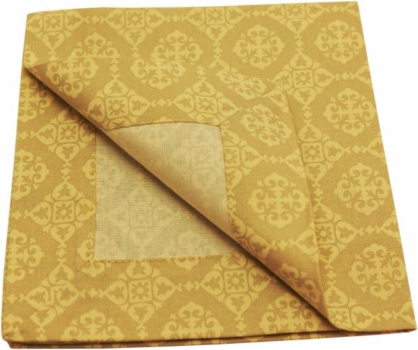 Серветка Прованс Ажур 40x40 см бежевий 