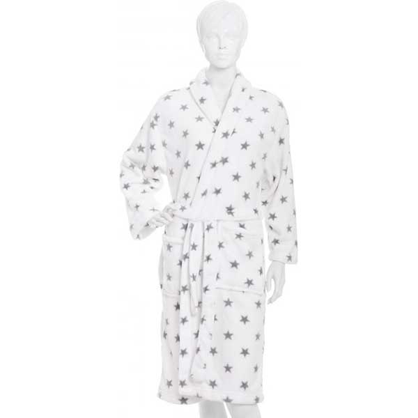 Халат женский La Nuit Star белый M + обувь