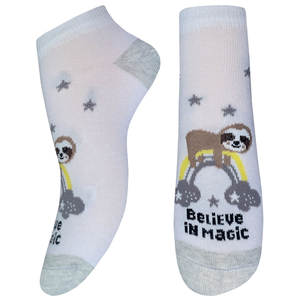 Шкарпетки унісекс Легка хода 9334 р. 18–20 біло-жовтий