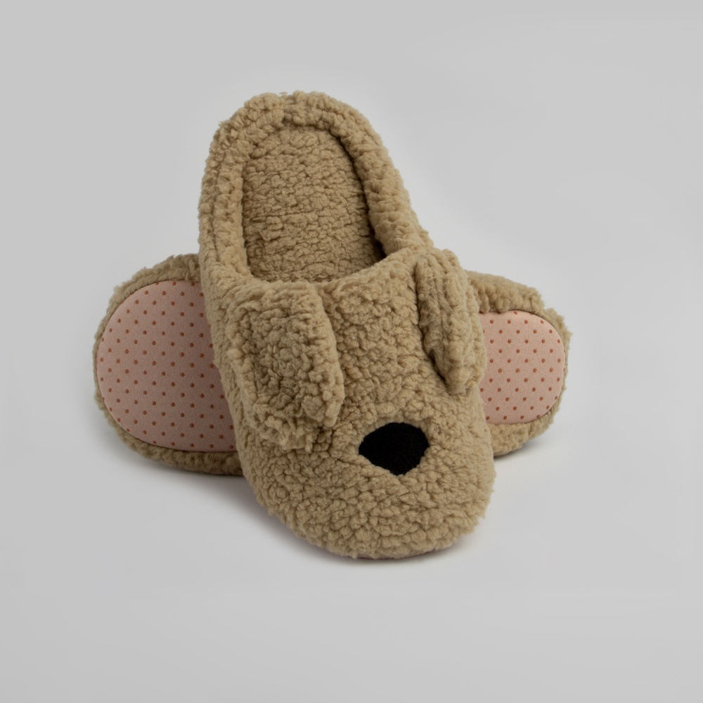 Тапки домашние Twins Animals dog р.38/39 коричневый