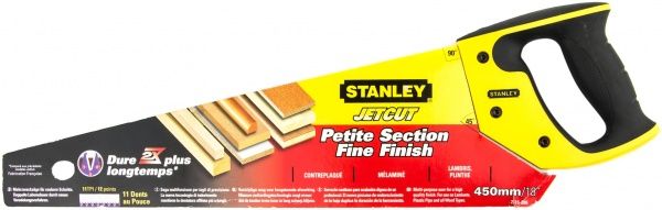 Пила по дереву 450 мм Stanley JET CUT FINE 2-15-595