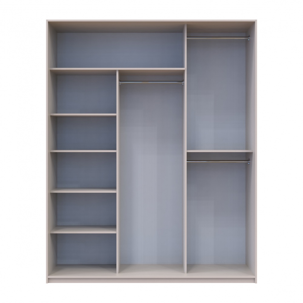 Шафа-купе Сіті Лайт Doros ДСПдзеркало 1,8 м 1800x600x2250 мм кашемір двері ДСП/дзеркало/ДСП