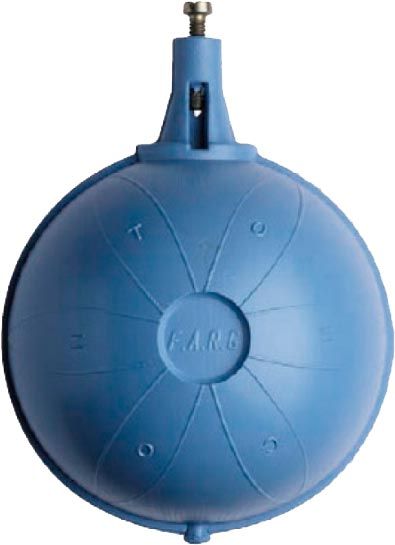 Куля пластикова FARG для клапану 150 з повзунковим кріпленням FARG 