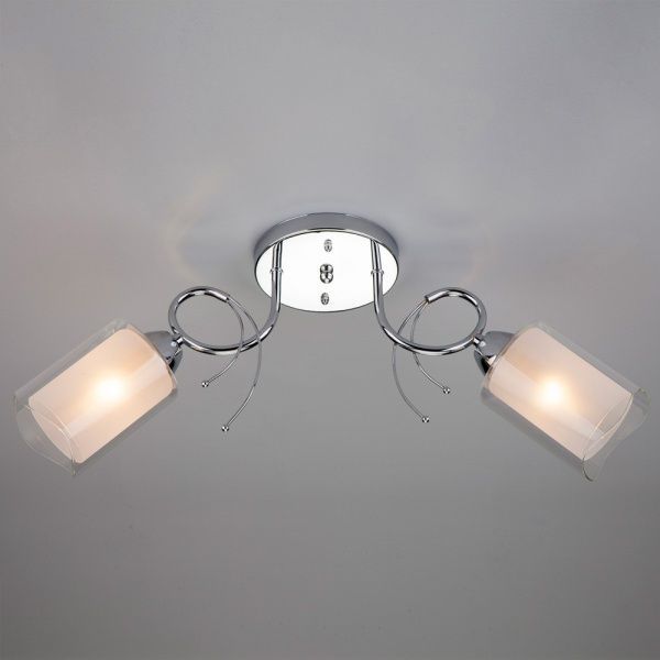 Люстра потолочная Strotskis Renee 30122/2 2x60 Вт E27 хром 