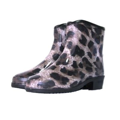 Полусапоги резиновые Леопард с напылением 38 размер