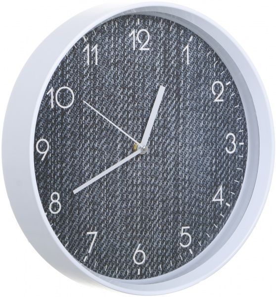 Часы настенные Джинс темно–серый с синим