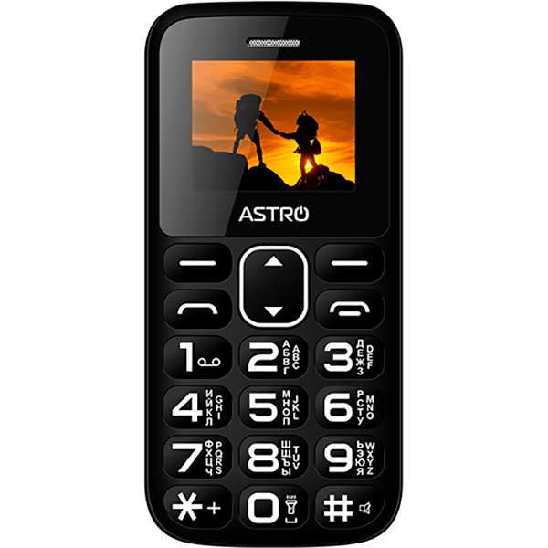 Телефон мобільний Astro A185 black