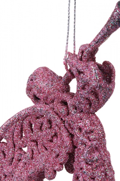 Декоративна підвіска Янгол 16x9 см рожевий A2