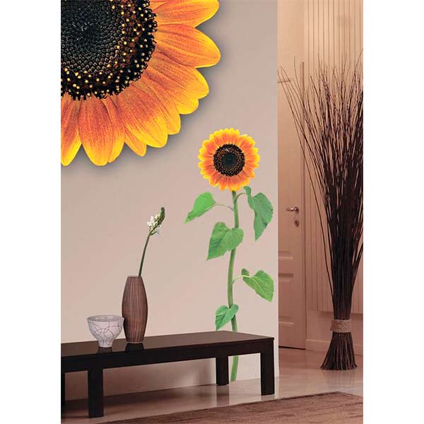 Декоративная наклейка Подсолнухи 49x70 см