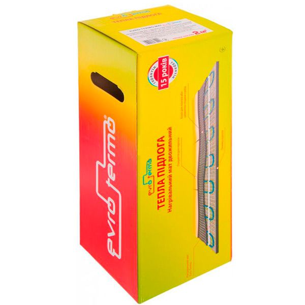 Нагревательный мат Evro-Termo 2,0 м2