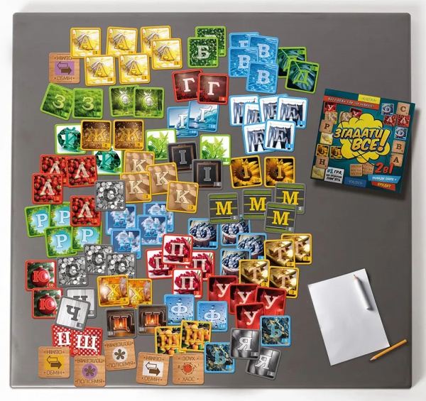 Гра настільна КЛЕПКА Згадати все! Слова