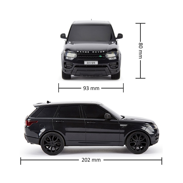 Машинка KS Drive Land Range Rover Sport 2.4Ghz чорний 1:24 124GRRB