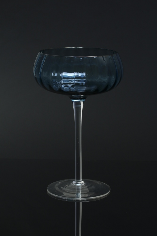 Бокал для шампанського Fiora Blue Blossom скло 280 мл 1 шт.