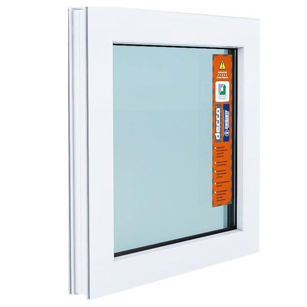 Окно глухое DECCO 60 600x600 мм