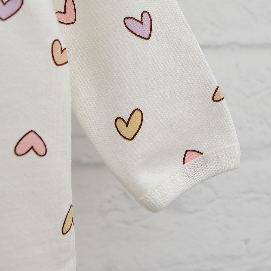 Боді дитяче для дівчинки Blanka Сердечко р.56-62 бежевий 110862