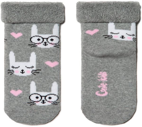 Носки детские Conte-Kids CK SOF-TIKI (с отворотом) 6С-19СП р.14 серый 