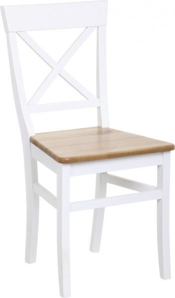 Стілець обідній РПМК Торіно білий/світло-коричневий
