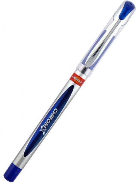 Ручка шариковая Unimax ChromX, синяя 