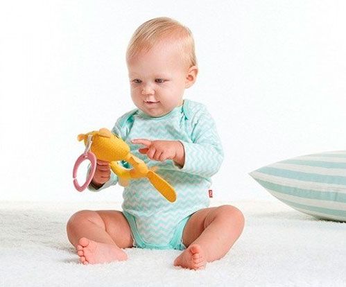 Погремушка-прорезыватель для зубов Tiny Love Бобер Альбертина