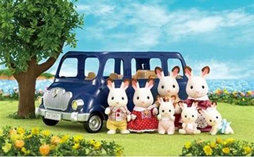 Ігровий набір Sylvanian Families Автомобіль семимісний синій 