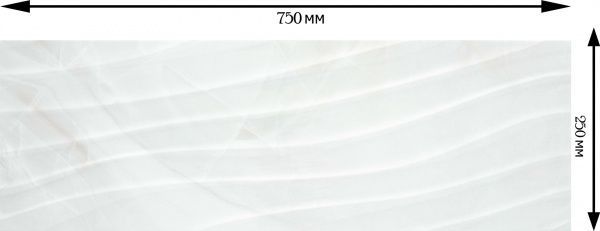 Плитка STN CERAMICA Діва WV Перл BR 25x75 