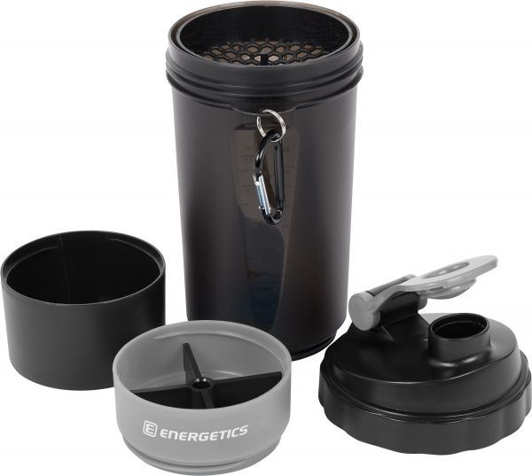 Шейкер Shaker Bottle 296592-021 600 мл чорний із сірим Energetics