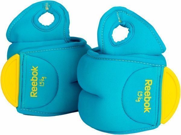 Утяжелители Reebok Wrist Weights Cyan RAWT-11072CY 2x1,5 кг 