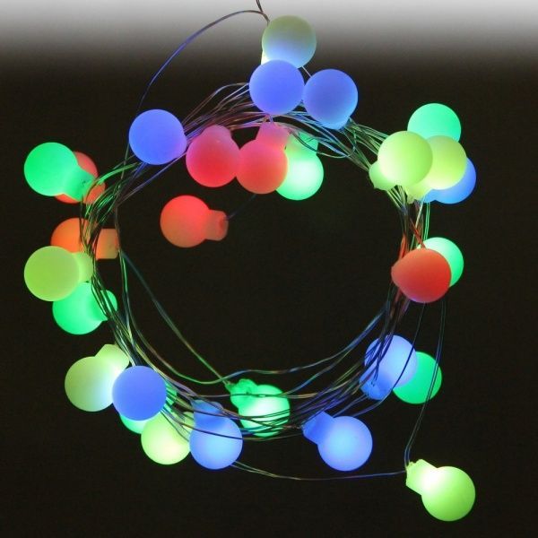 Декоративная гирлянда Джаз Лайт ILDBL32RGB-C-USB-RC встроенный светодиод (LED) 32 ламп 3,7 м