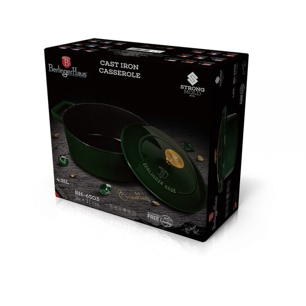 Кастрюля с крышкой Emerald Collection 4,35 л BH 6503 Berlinger