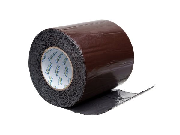 Лента герметизирующая Alenor BF бутиловая 150 мм x 3 м коричневая