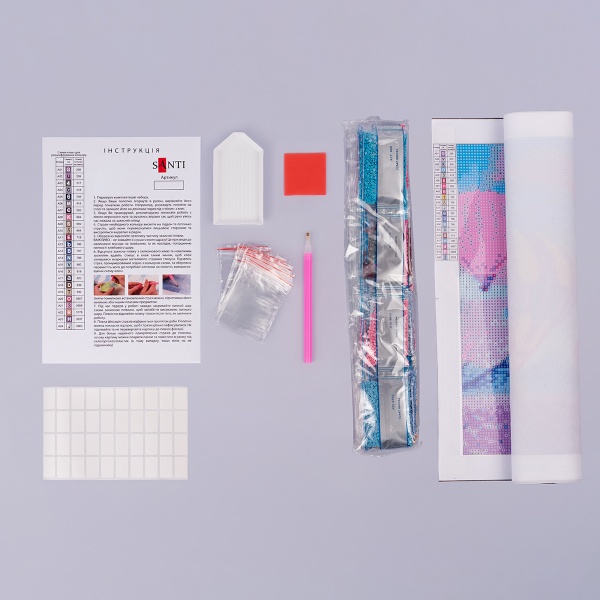 Картина стразами Эйфелева башня 30x40 см 954064 Santi 