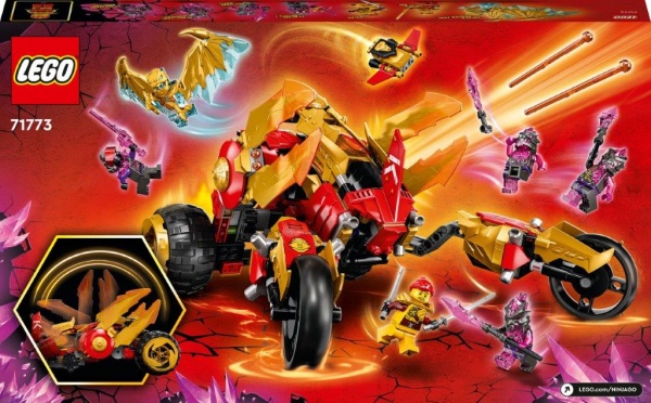 Конструктор LEGO NINJAGO Рейдер Золотого дракона Кая 71773