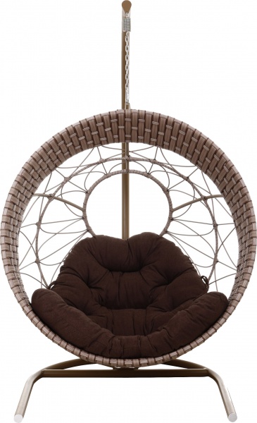 Кресло-кокон Сфера Люкс плетение орегон французский дуб