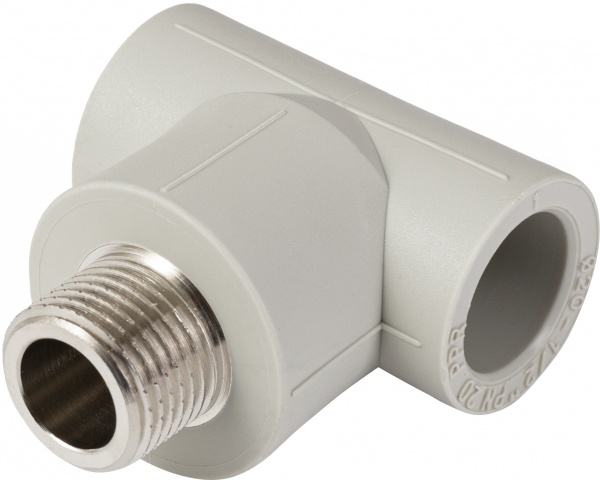 Трійник комбінований ASG зовнішня різьба 20х3/4