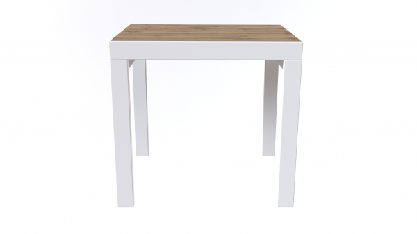 Стіл розкладний ViANT Крос 800 Дерево білий/ ДСП Дуб Тахо 