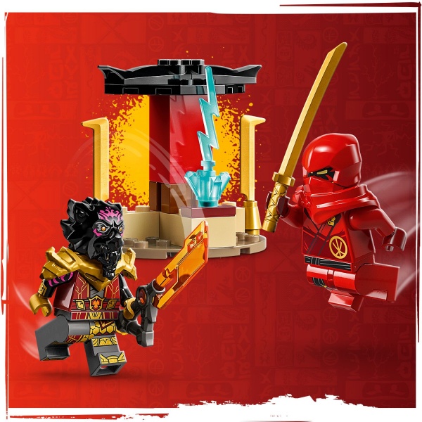 Конструктор LEGO NINJAGO Автомобильная и байковая битва Кая и Раса 71789