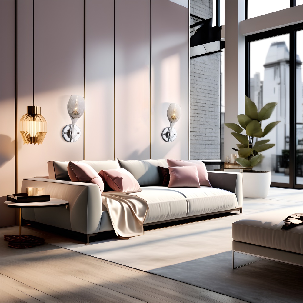 Бра Miorro Vello металл/стекло 2x40 Вт E27 хром 51-311-013