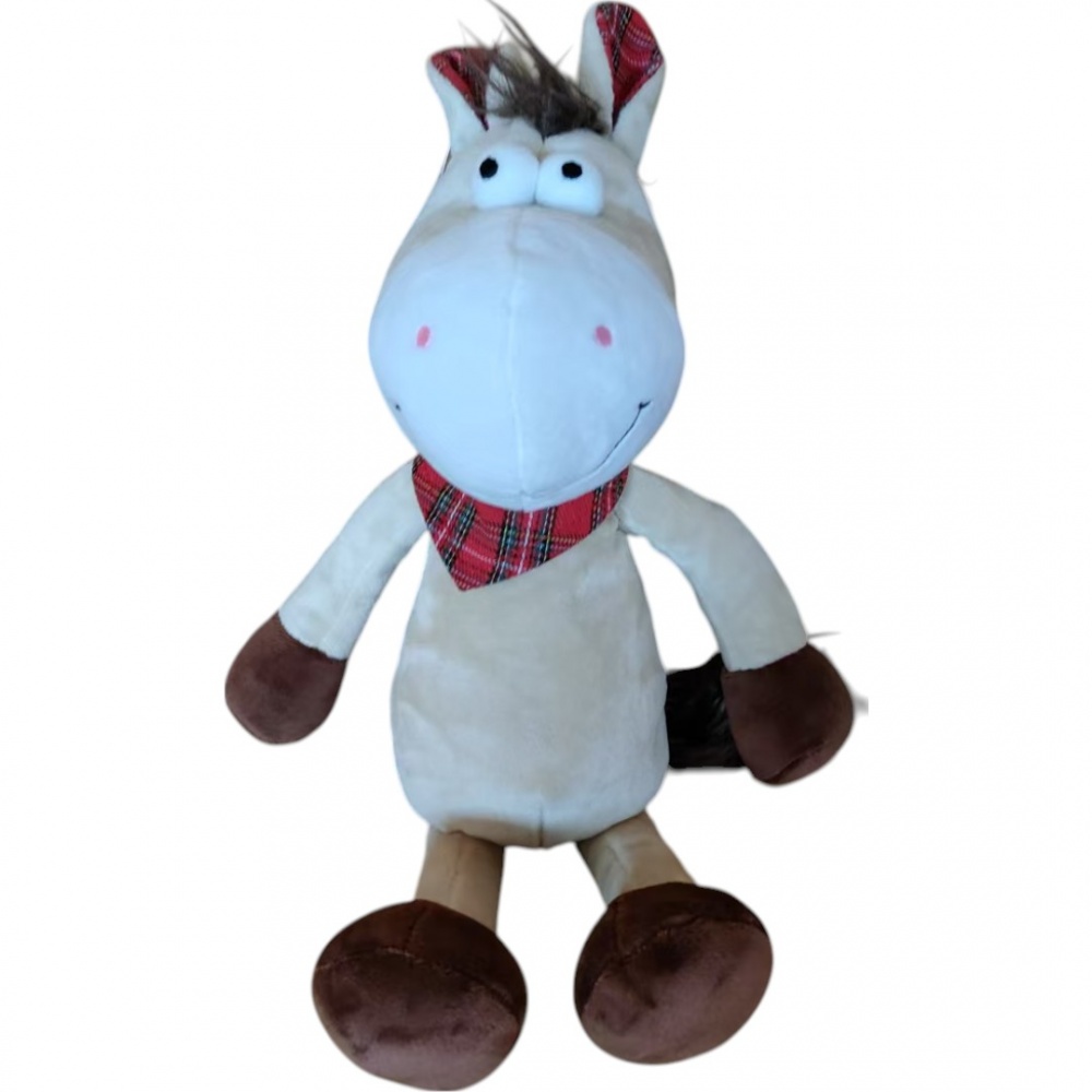 Сувенир текстильный Leo Arts & Crafts лошадка ковбой в ассортименте (LEO25-600 AB/25CM) 25 см