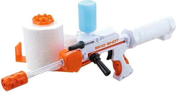 Бластер Jakks Pacific Skid Shot з туалетного паперу у коробці 25,5 x 46 x 10,2 см. 61734