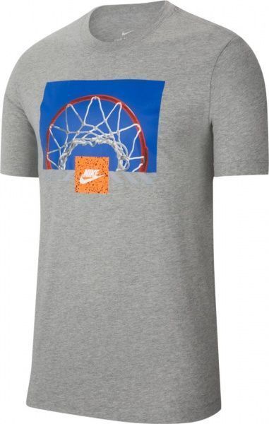 Футболка Nike M NSW BBALL PHOTO TEE CU7638-063 M сірий
