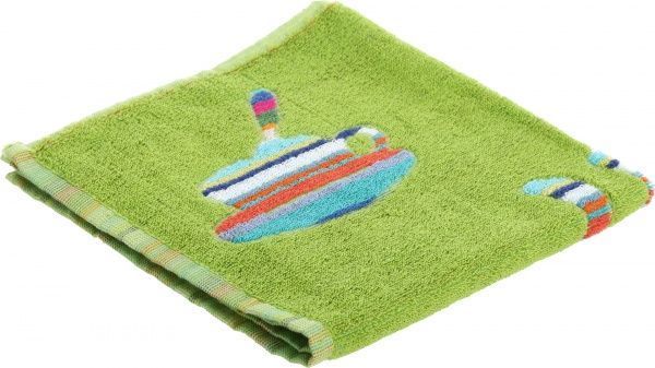 Рушник кухонний двосторонній жакард 50x50 см зелений 